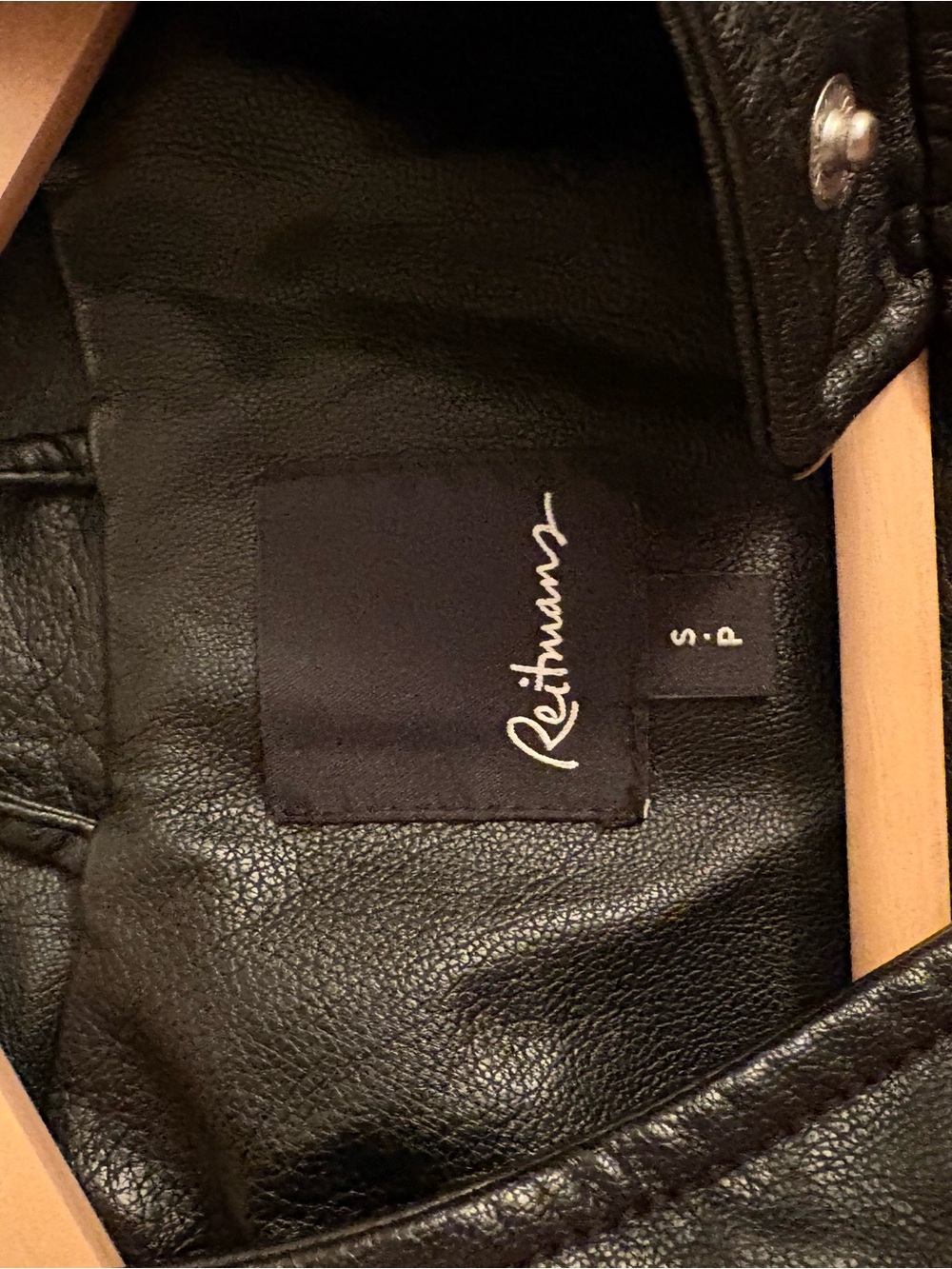 Reitmans Black Faux Leather Moto-Style Jacket - Picture 4 of 4